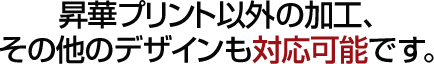 その他のデザインも対応可能です。