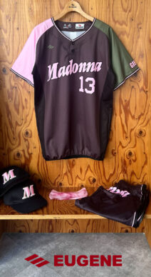 マドンナ 様にオーダーいただいた野球ユニフォーム